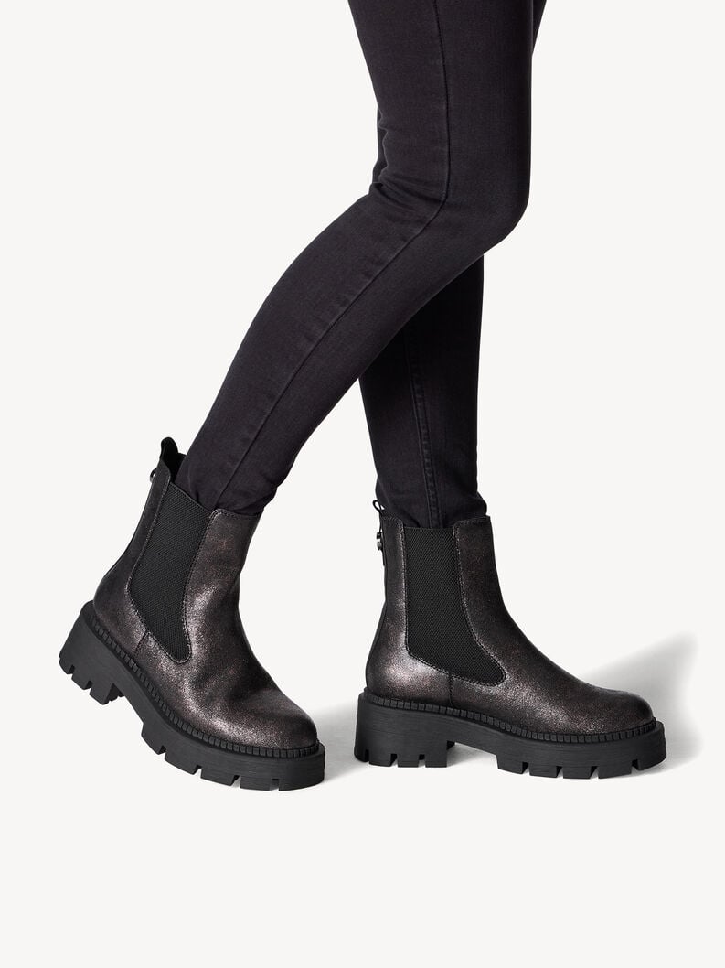 Tamaris Chelsea Boot - Metallic