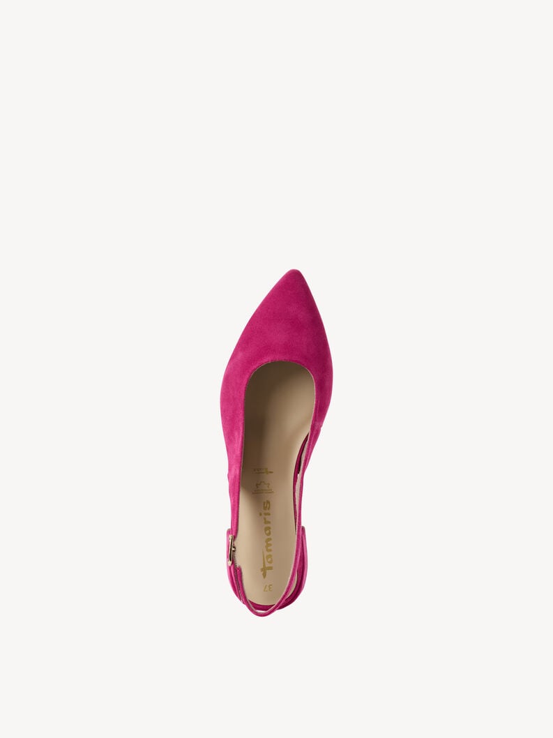 Tamaris Lederslingpumps - Pink