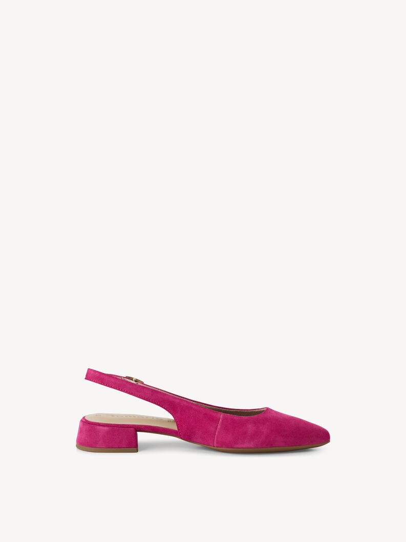 Tamaris Lederslingpumps - Pink