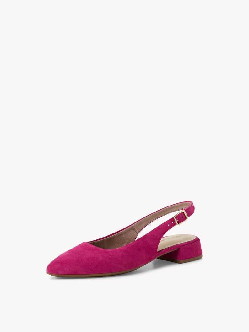 Tamaris Lederslingpumps - Pink