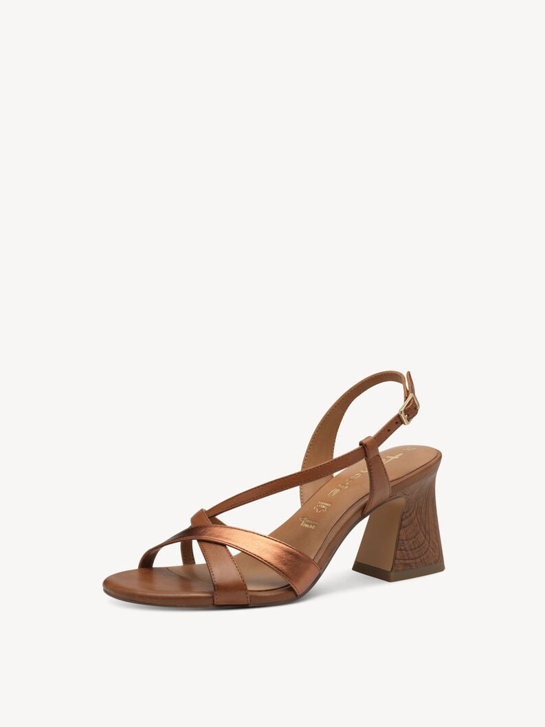 Tamaris Ledersandalette - Braun