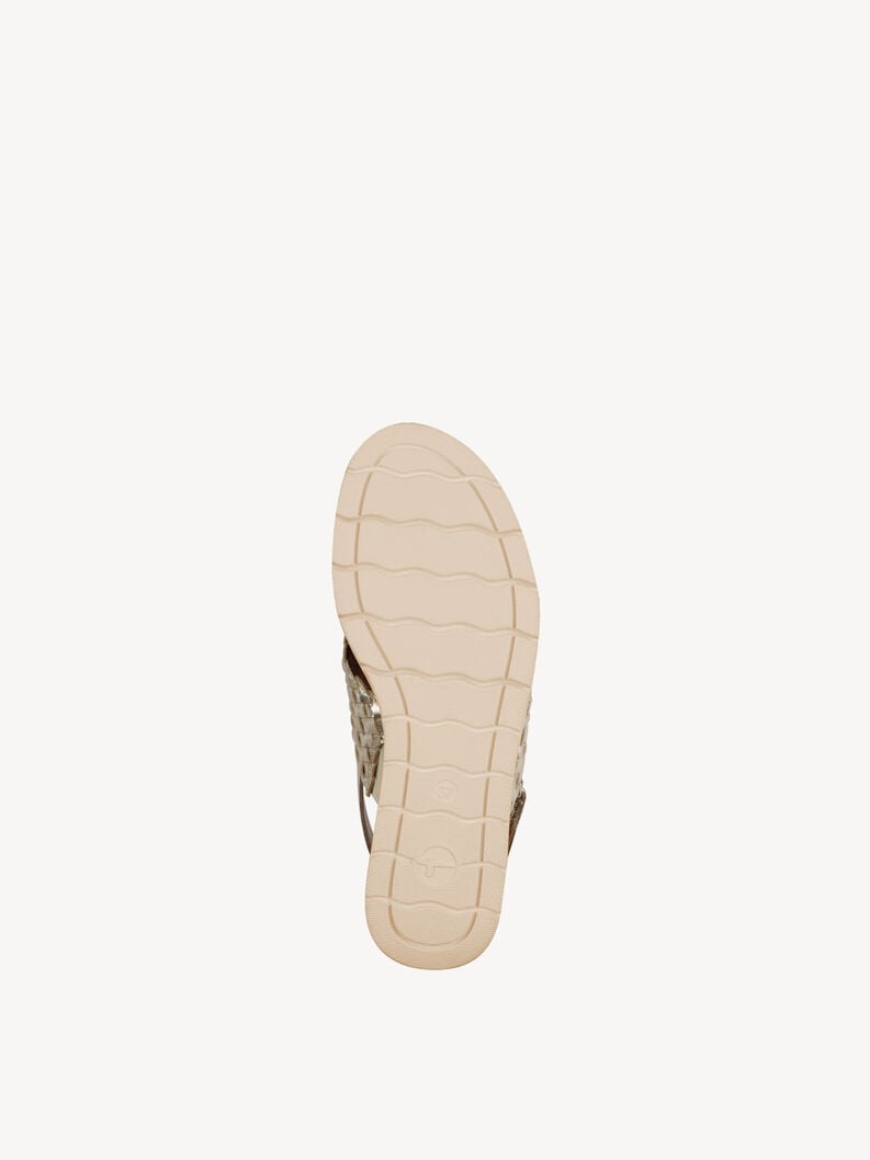 Tamaris Ledersandalette - Gold