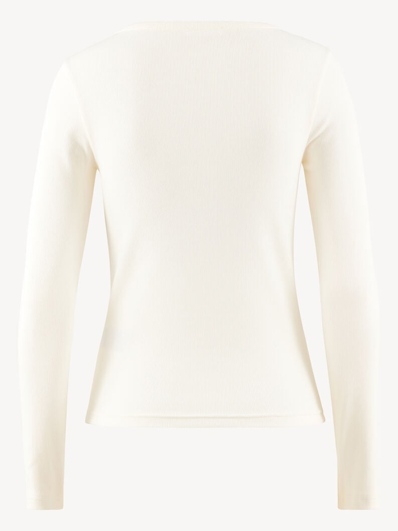 Tamaris Langarmshirt - Weiß