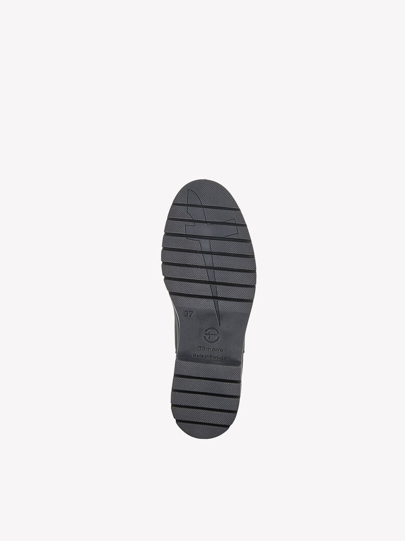 Tamaris Lederstiefelette - Grau Warmfutter