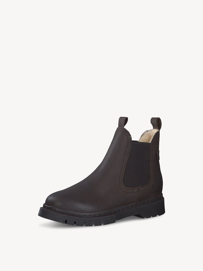 Tamaris Lederstiefelette - Braun Warmfutter