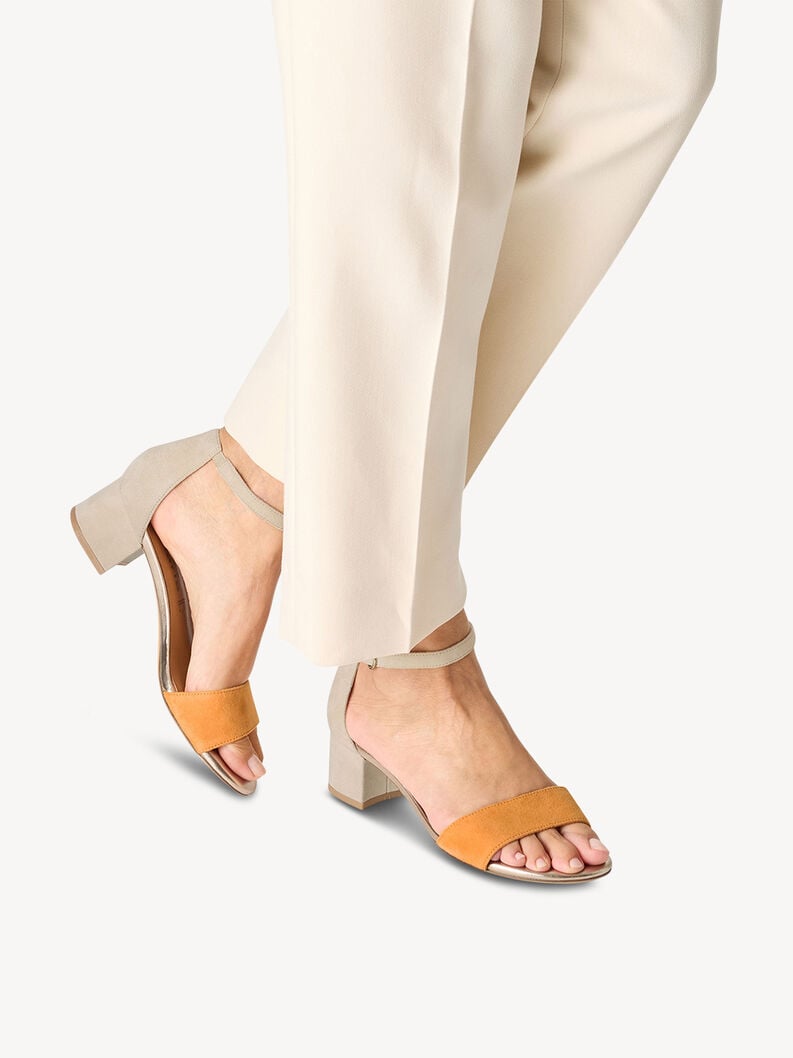 Tamaris Ledersandalette - Orange