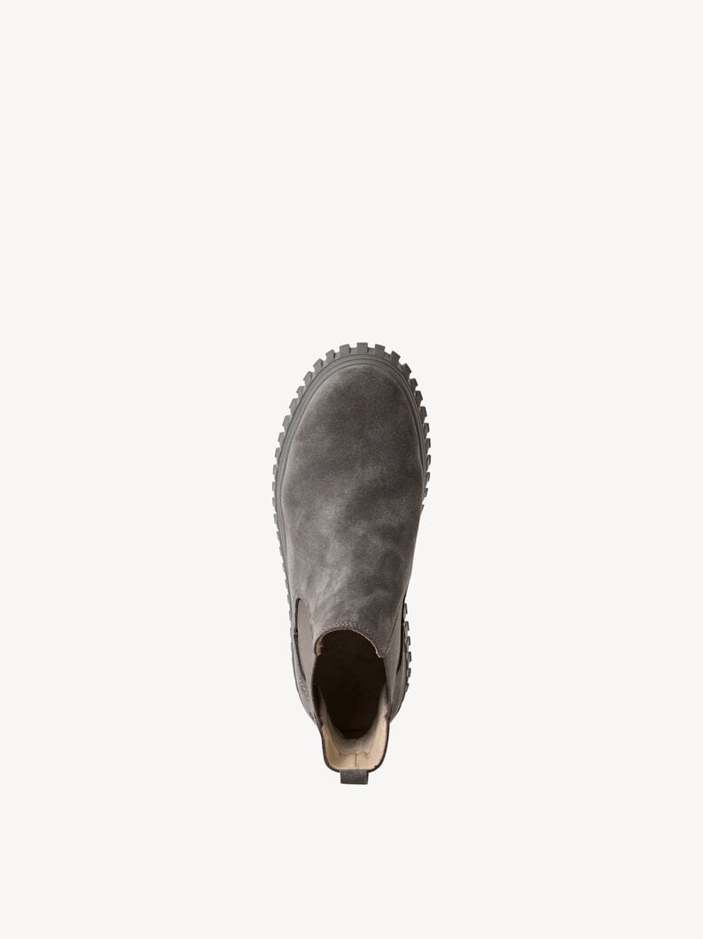 Tamaris Leder Chelsea Boot - Grau