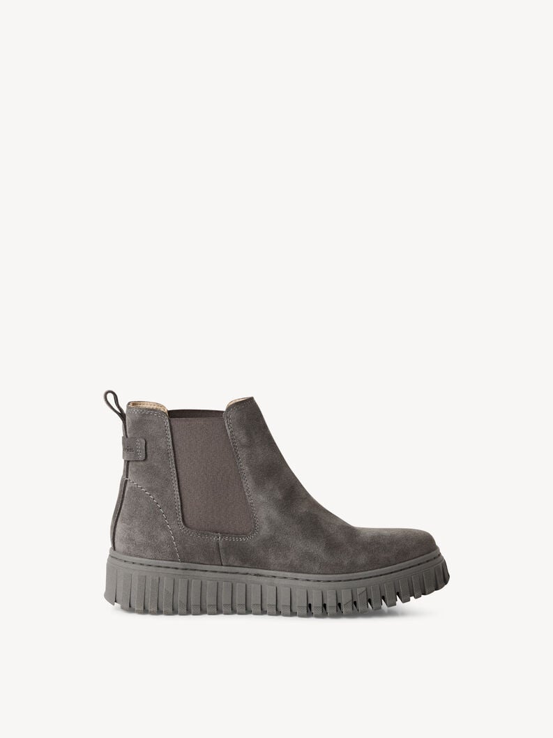 Tamaris Leder Chelsea Boot - Grau