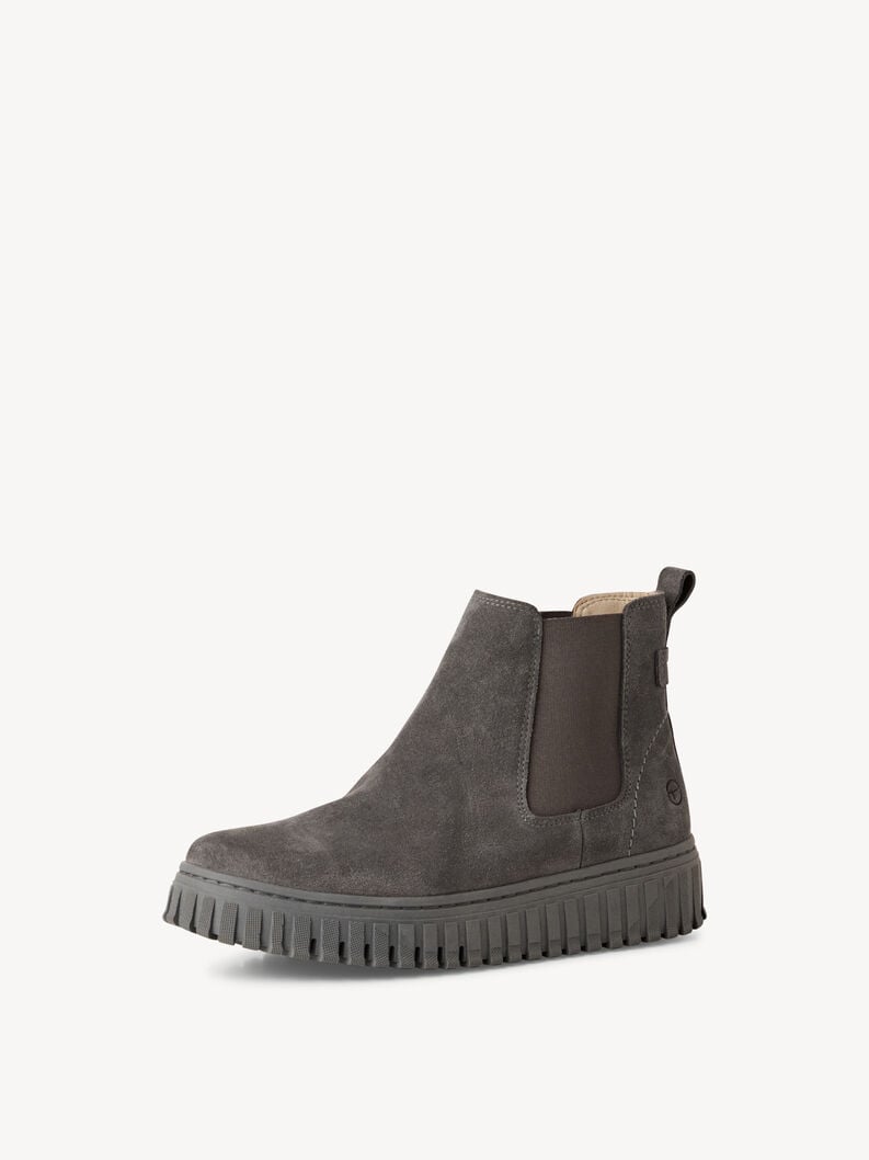 Tamaris Leder Chelsea Boot - Grau