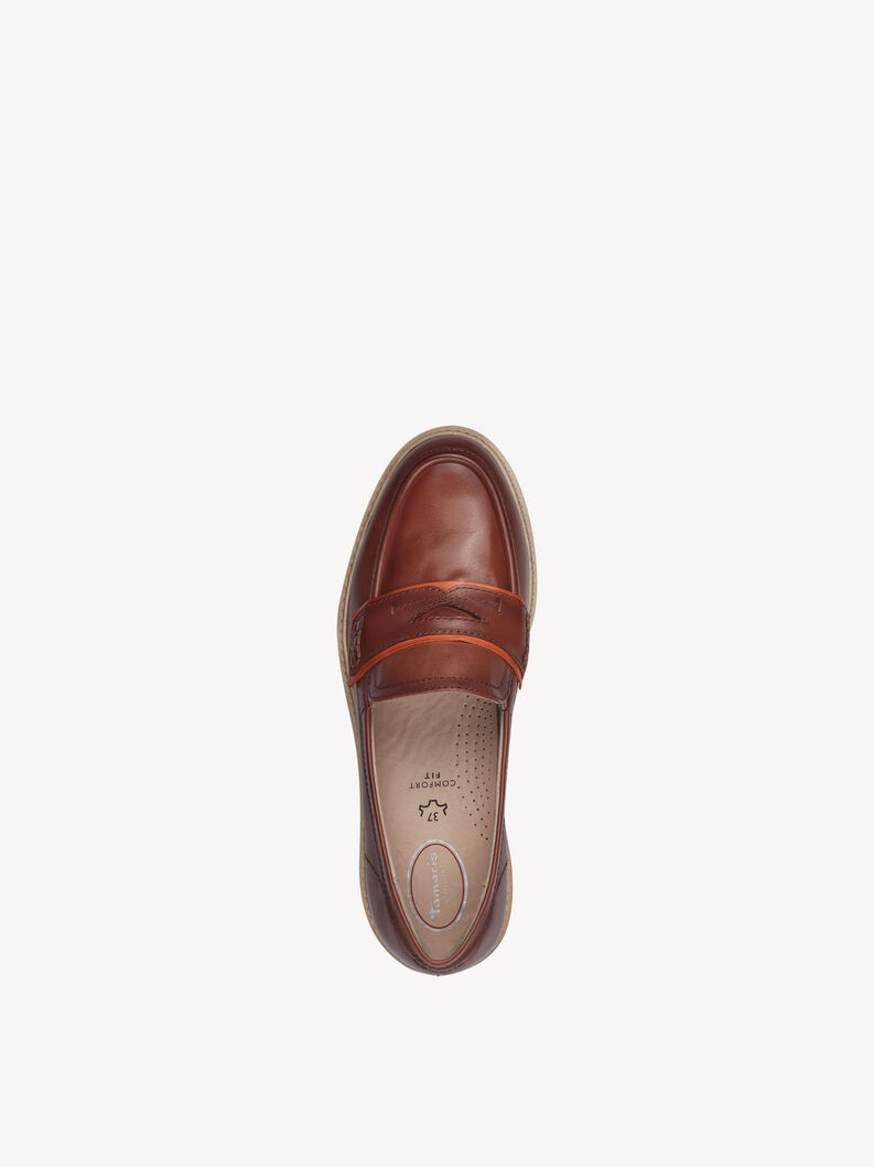 Tamaris Lederslipper - Braun