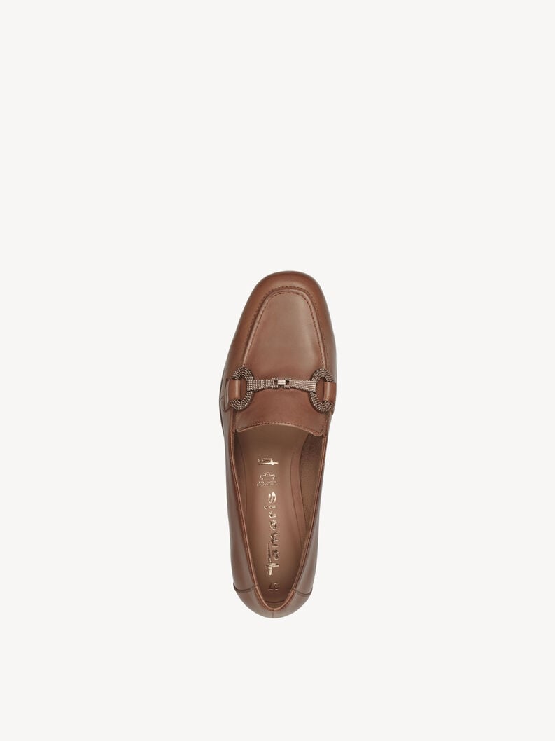 Tamaris Lederslipper - Braun