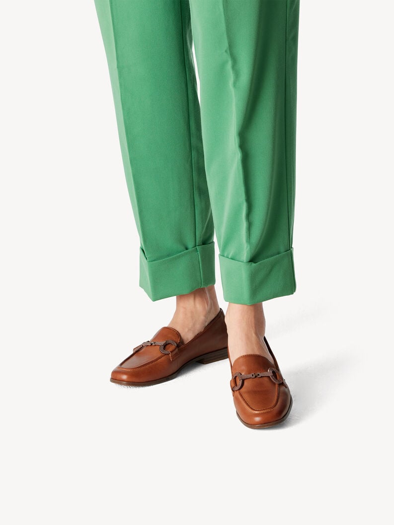 Tamaris Lederslipper - Braun