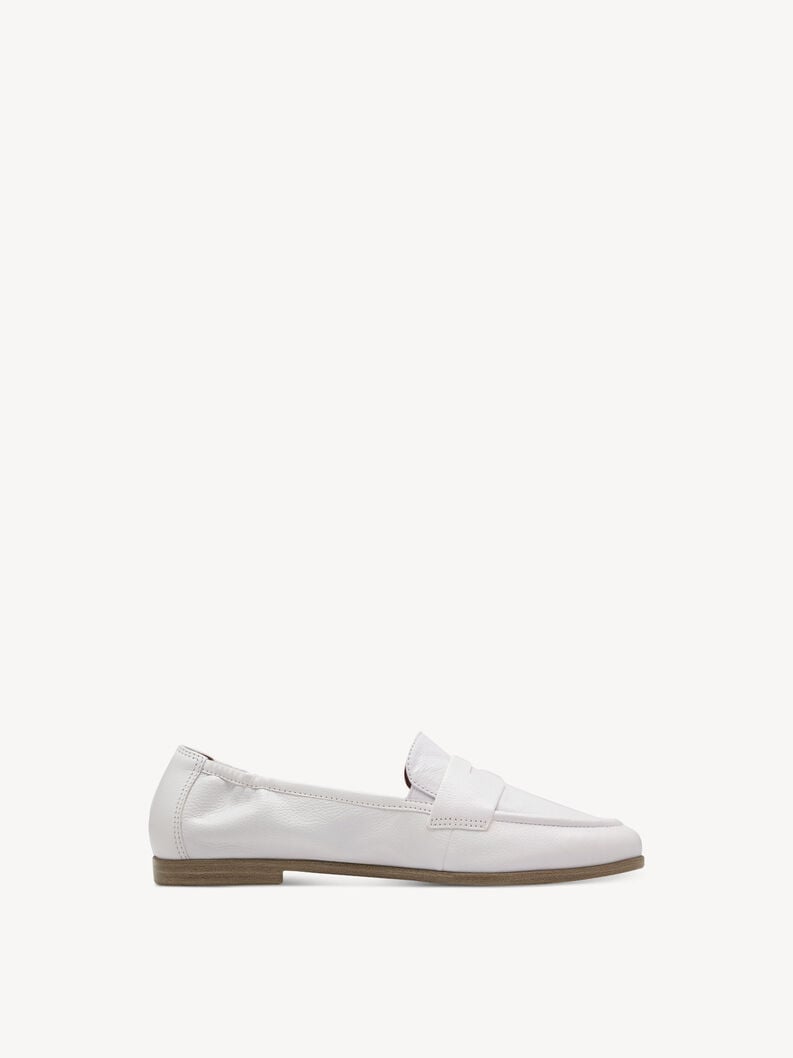 Tamaris Lederslipper - Weiß