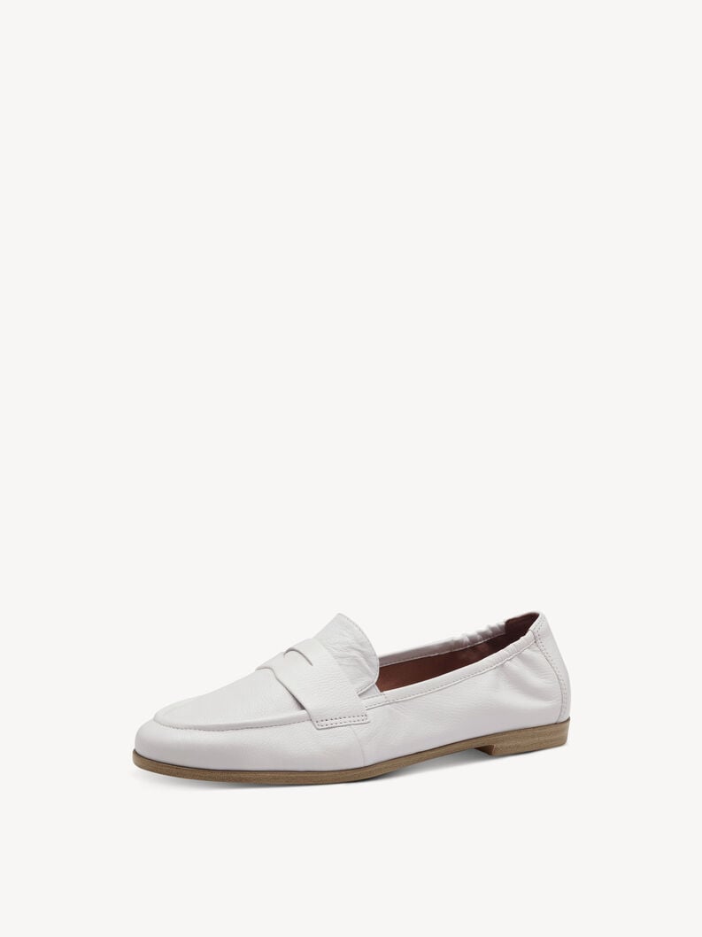 Tamaris Lederslipper - Weiß
