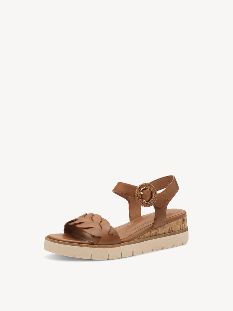Tamaris Ledersandalette - Braun
