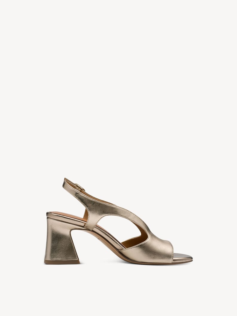 Tamaris Ledersandalette - Metallic