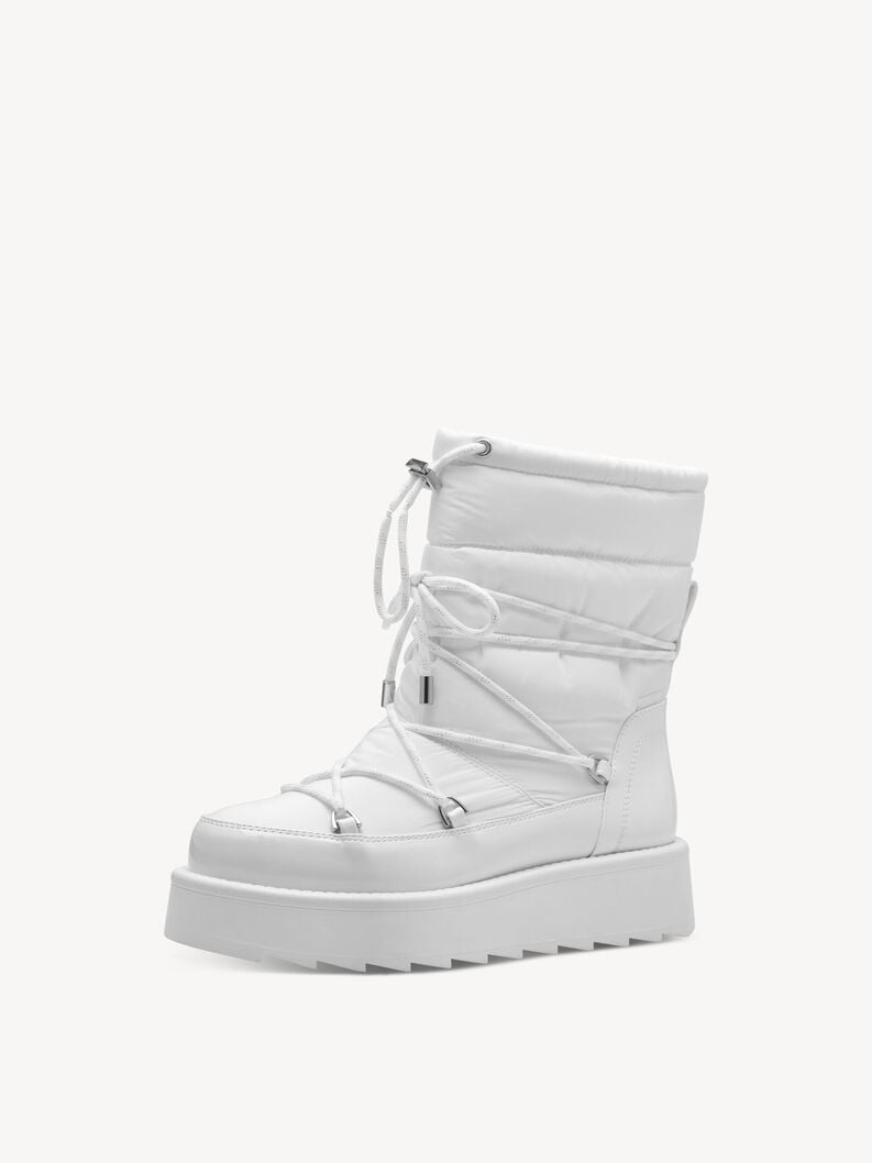 Tamaris Stiefelette - Weiß Warmfutter