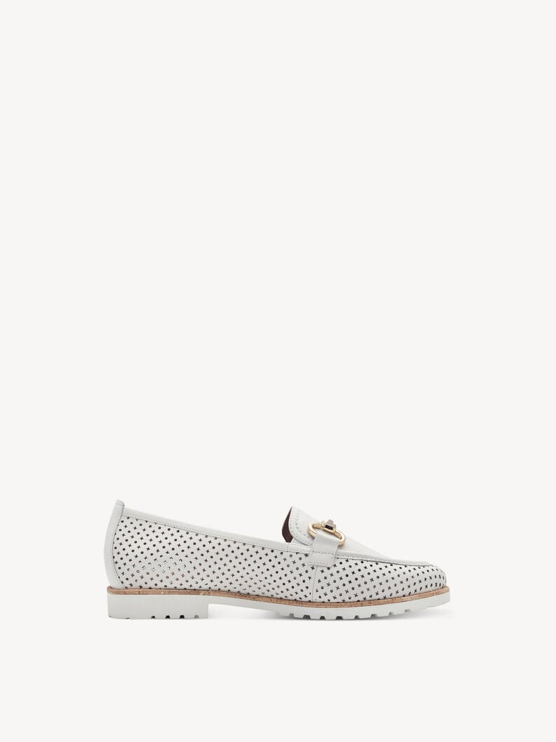 Tamaris Lederslipper - Weiß