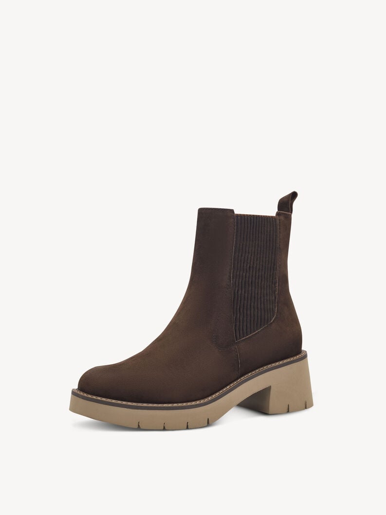 Tamaris Leder Chelsea Boot - Braun