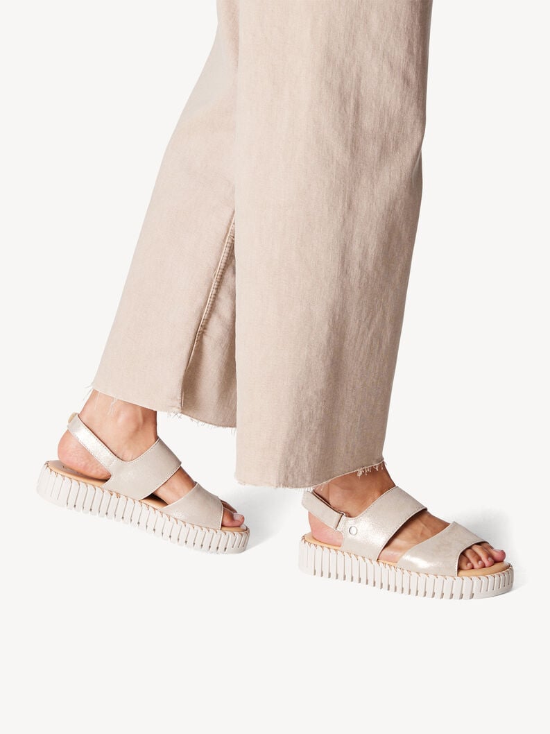 Tamaris Ledersandalette - Beige