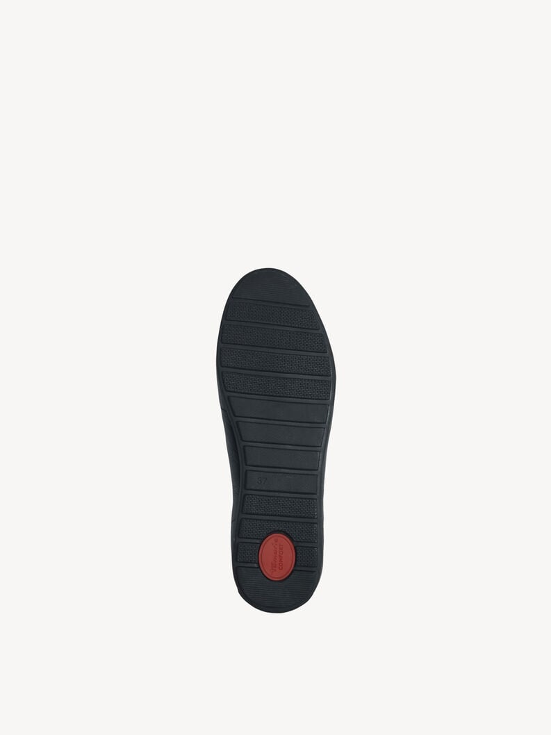 Tamaris Lederslipper - Schwarz