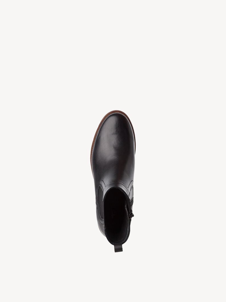 Tamaris Leder Chelsea Boot - Schwarz
