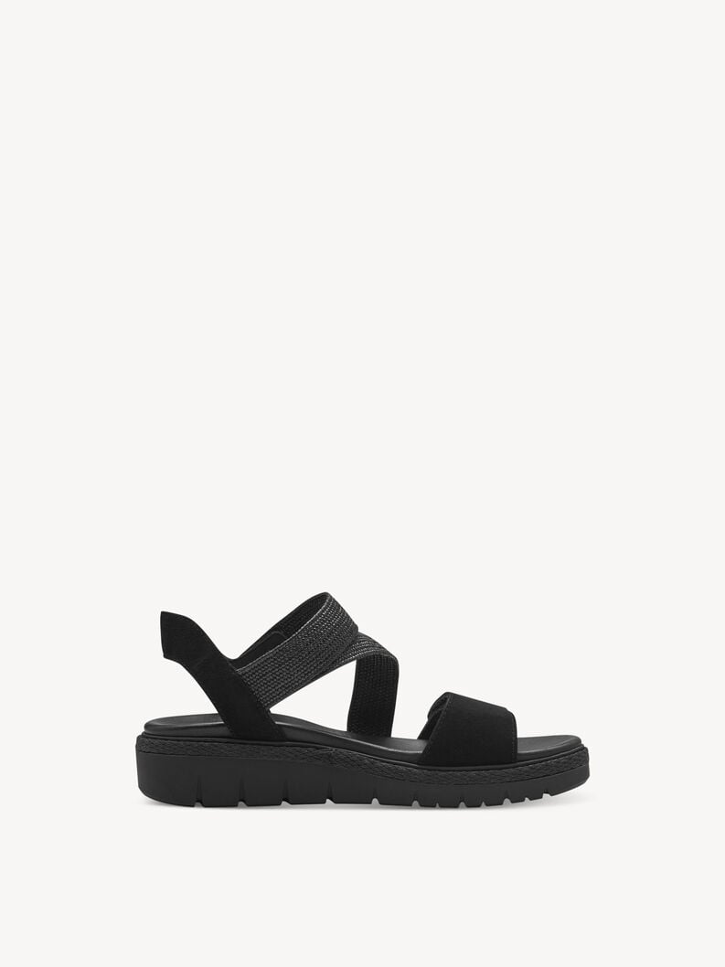 Tamaris Ledersandalette - Schwarz