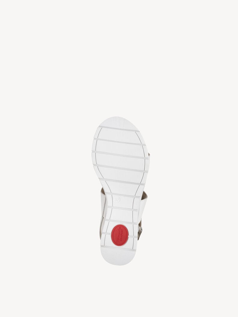 Tamaris Ledersandalette - Weiß