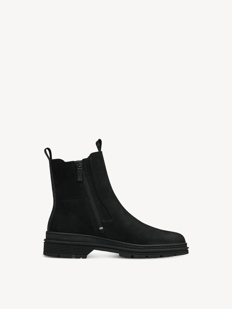 Tamaris Leder Chelsea Boot - Schwarz