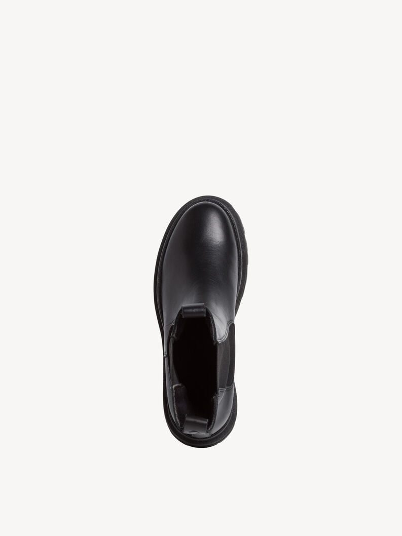 Tamaris Leder Chelsea Boot - Schwarz