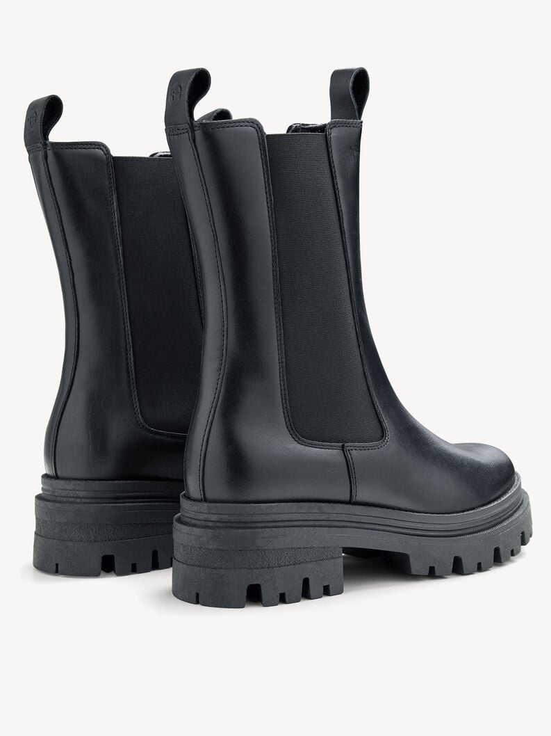 Tamaris Leder Chelsea Boot - Schwarz
