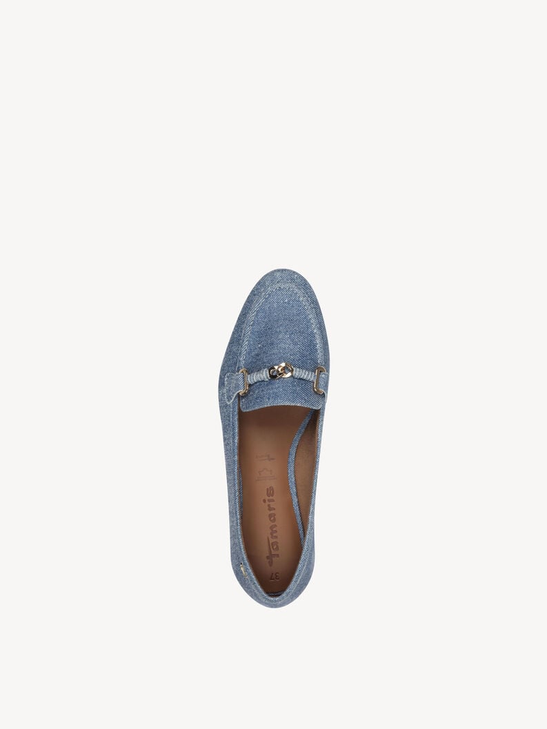Tamaris Lederslipper - Blau