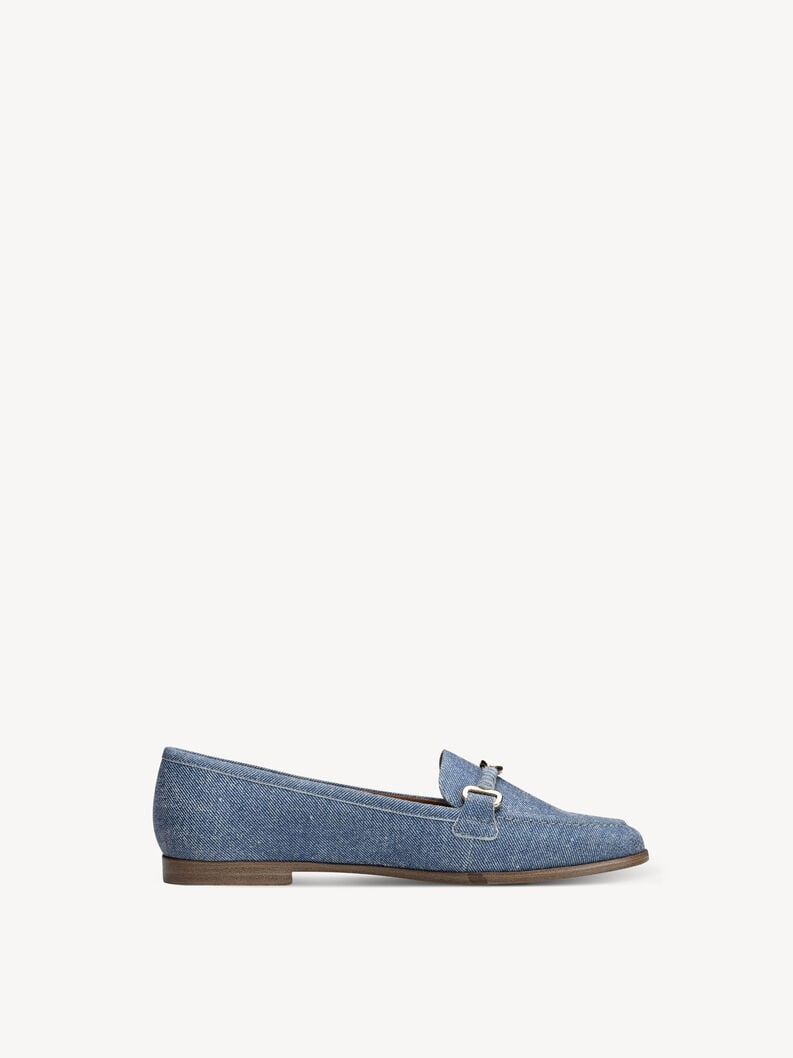 Tamaris Lederslipper - Blau