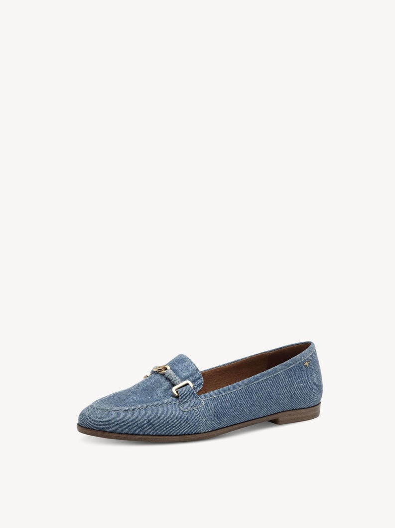 Tamaris Lederslipper - Blau
