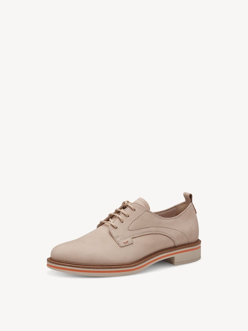 Tamaris Lederhalbschuh - Beige