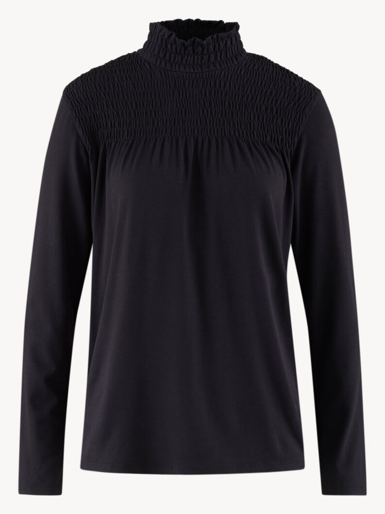 Tamaris Langarmshirt - Schwarz