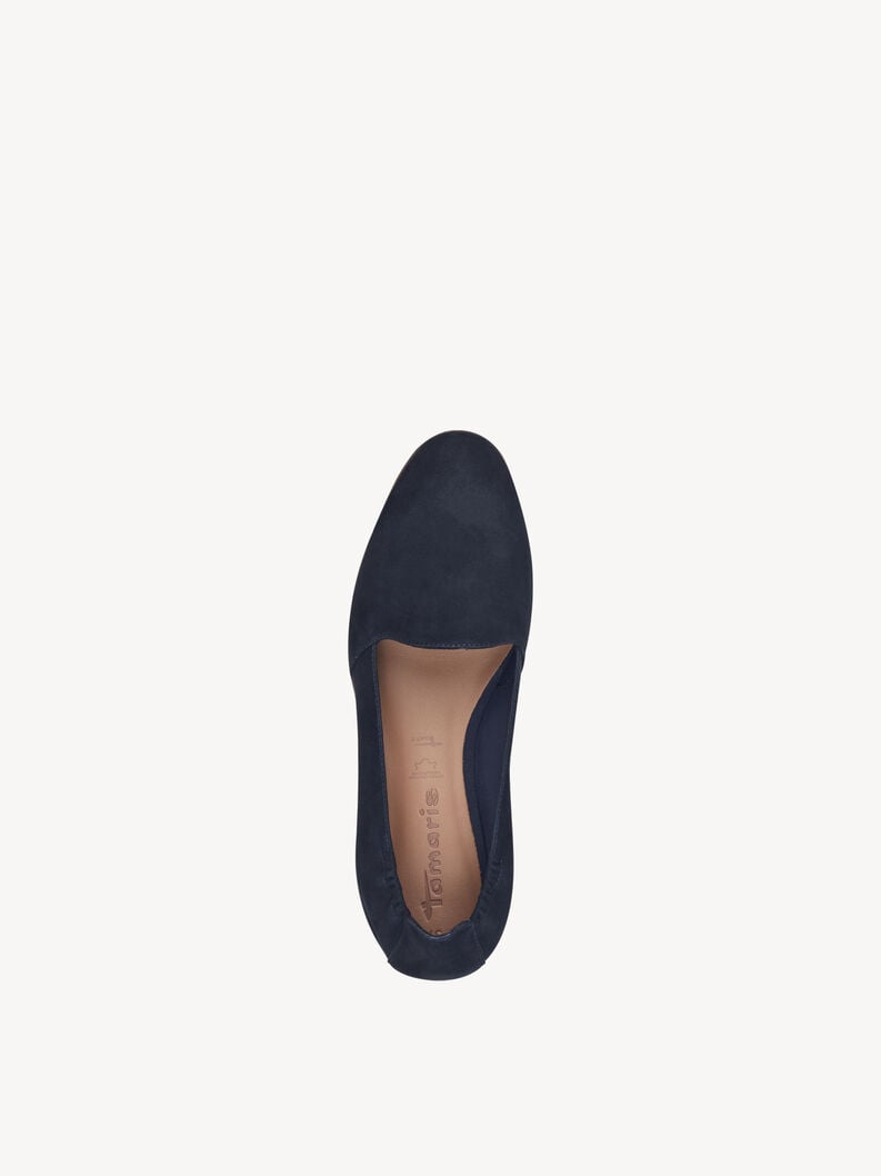 Tamaris Lederslipper - Blau