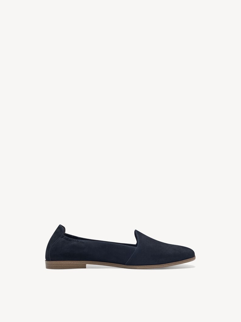Tamaris Lederslipper - Blau