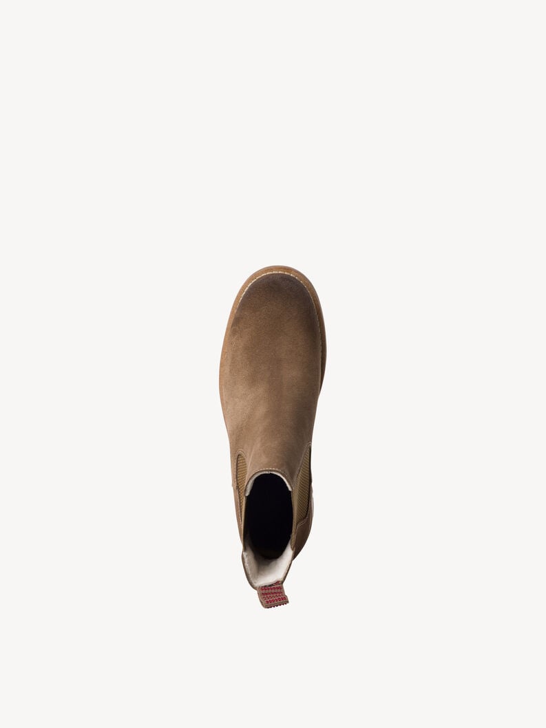 Tamaris Leder Chelsea Boot - Braun