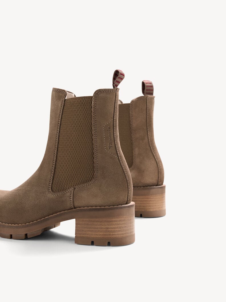 Tamaris Leder Chelsea Boot - Braun