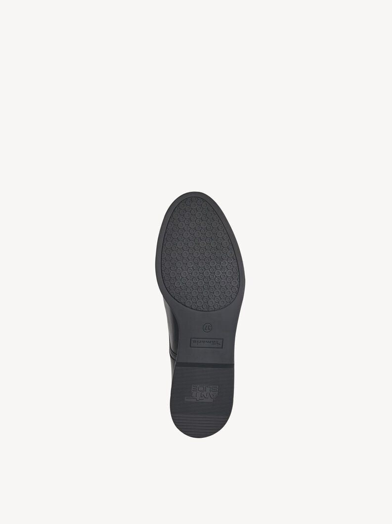 Tamaris Lederhalbschuh - Schwarz