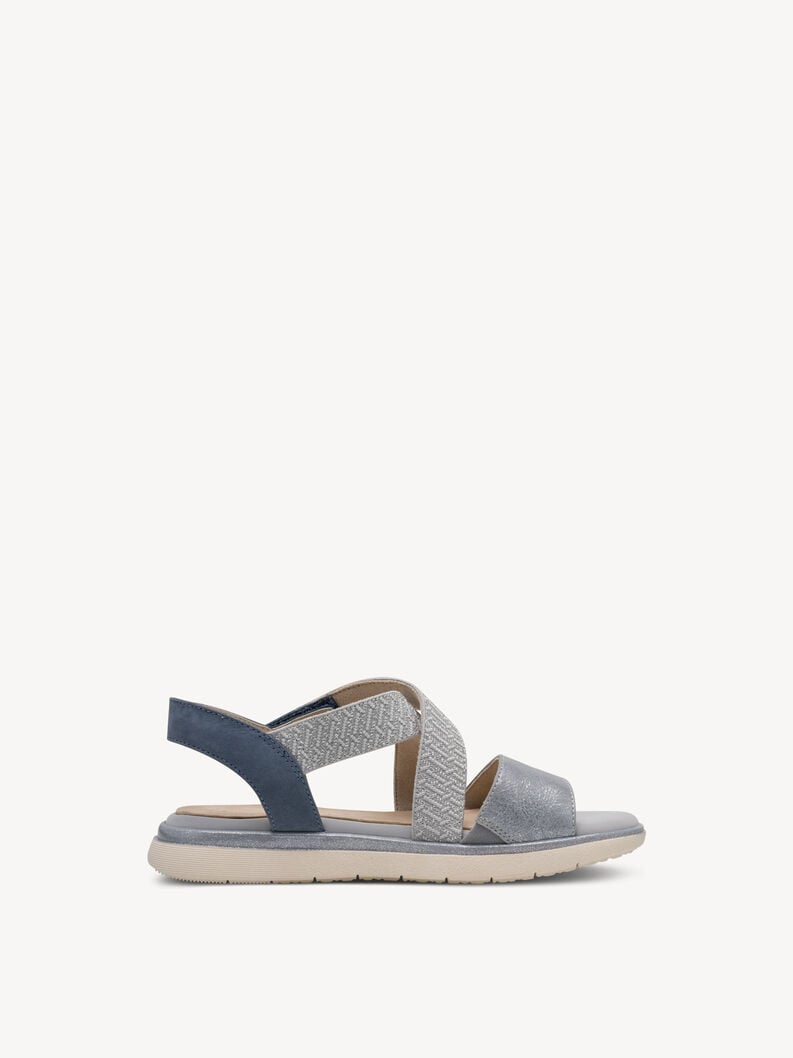 Tamaris Ledersandale - Blau