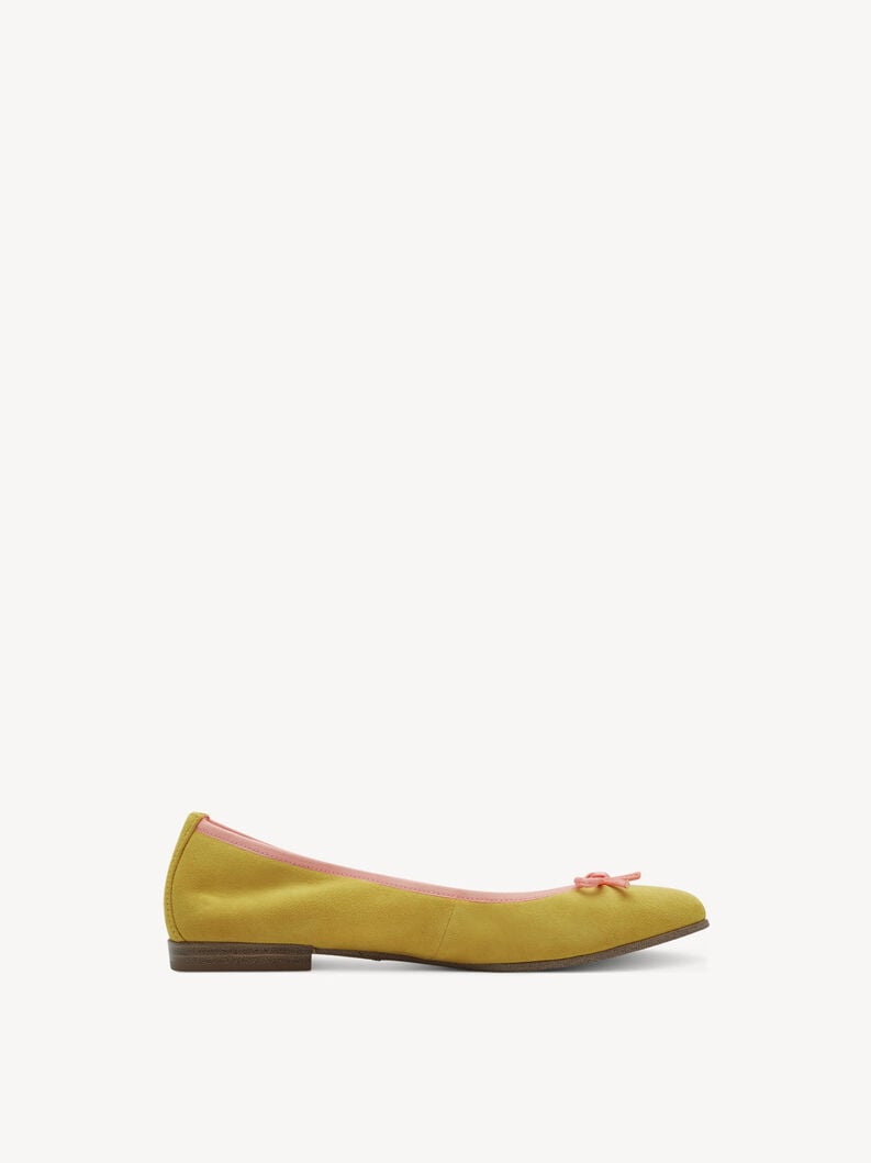 Tamaris Lederballerina - Gelb