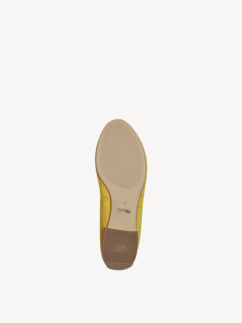 Tamaris Lederballerina - Gelb