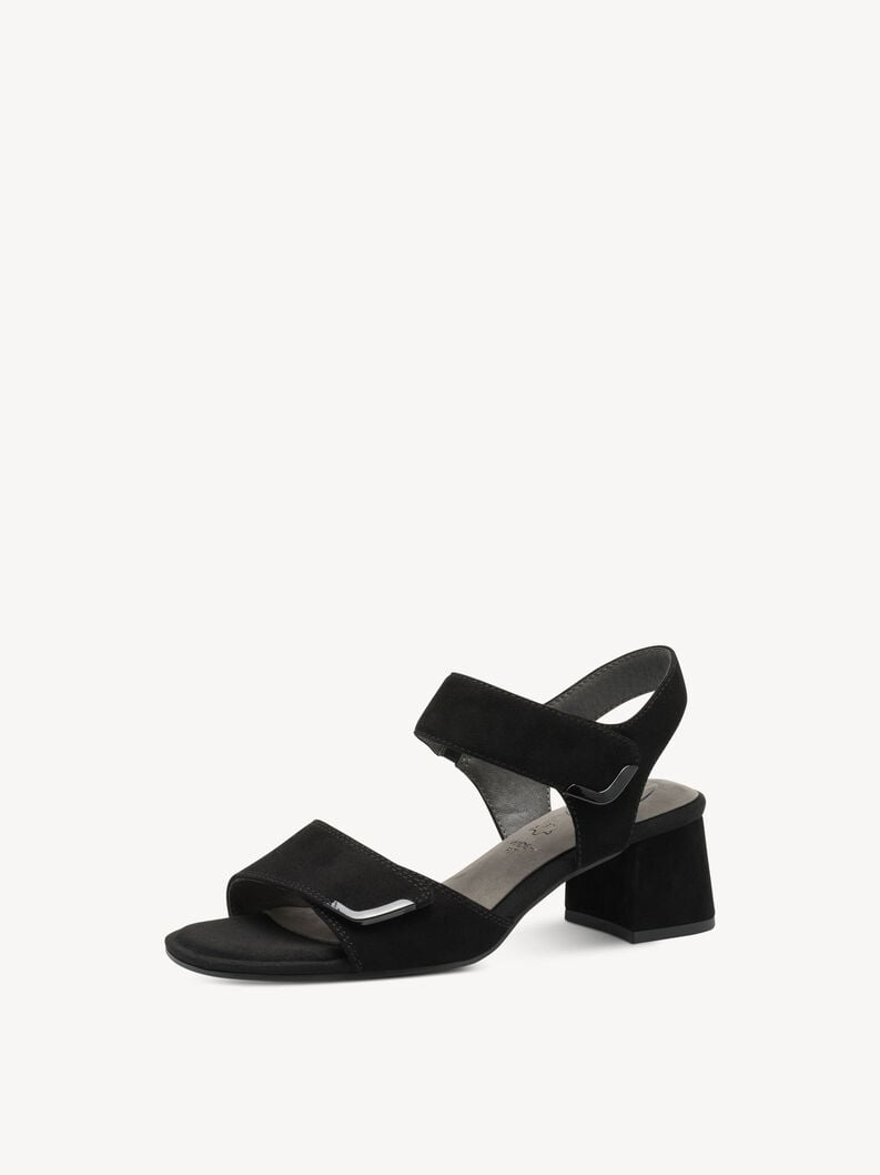 Tamaris Ledersandalette - Schwarz