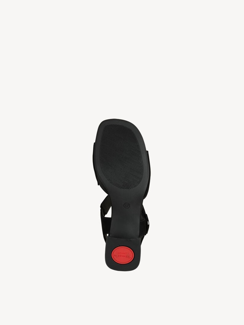 Tamaris Ledersandalette - Schwarz