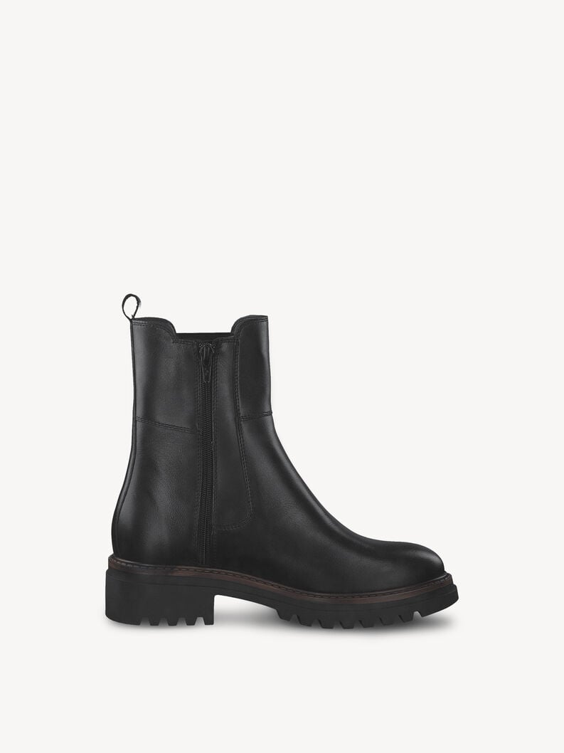 Tamaris Leder Chelsea Boot - Schwarz