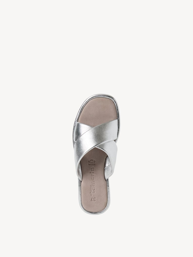 Tamaris Lederpantolette - Metallic
