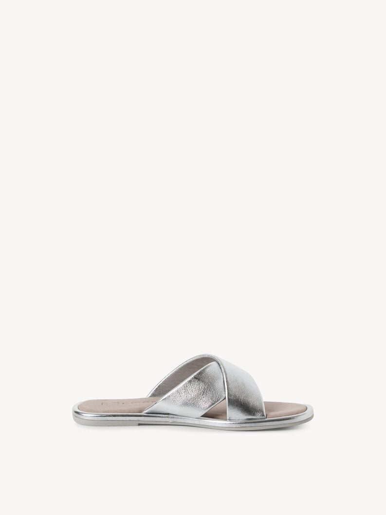 Tamaris Lederpantolette - Metallic
