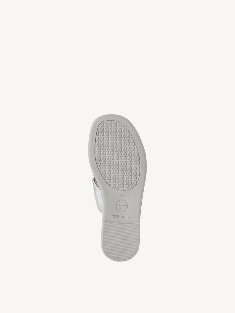 Tamaris Lederpantolette - Metallic